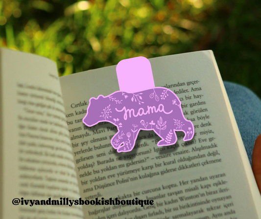 Mama Bear Magnetic Bookmark