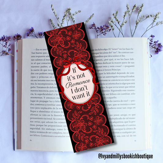 If It's Not Romance Bookmark