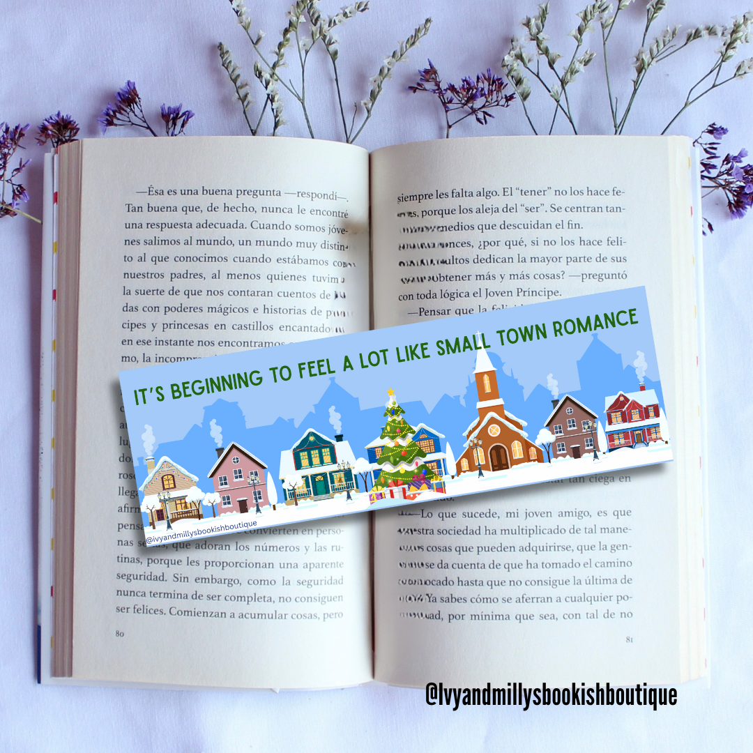 Small Town Romance Holiday Bookmark