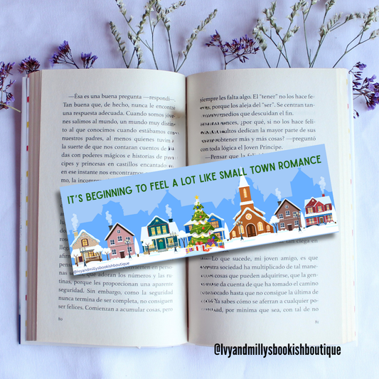 Small Town Romance Holiday Bookmark