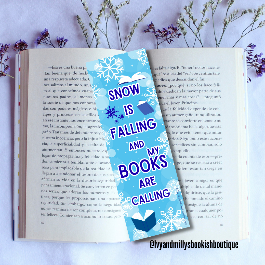 Snow is Falling and my Books are Calling