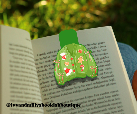 Ugly Sweater Magnetic Bookmark